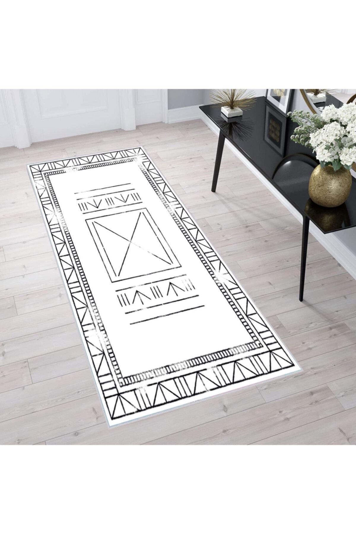 

Rovigo Home Washable Printed Carpet RVG1369-HY-1376 50x80 белый