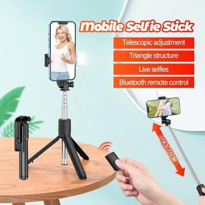 Selfie tyč Tripod Monopod Bezdrátové Bluetooth Dálkové Ovládání Mini Stojan Držák na Telefon Pro Venkovní 3 V 1