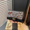 Premium bag women's new versatile small fragrant chain messenger bag fashionable diamond-encrusted clutch bag dinner bag
