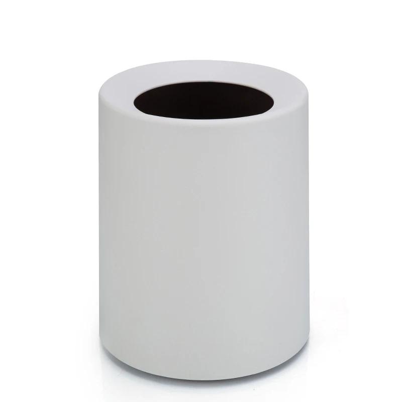 

Пластиковый матовый мусорный бак Nordic 8 л/12 л, мусорное ведро, мусорная корзина для хранения, корзина для бумаг, мусорное ведро для дома и офиса без крышки, мусорное ведро 8L темные хаки