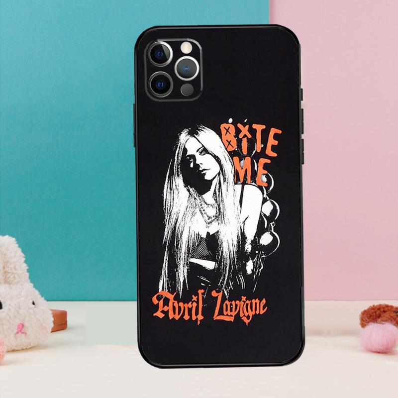 Singer Avril Lavigne Phone Case For iPhone 14 15 16 Pro Max 11 12 13 Pro X XR XS Max Plus Soft Cover