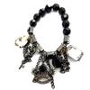 Les Trésors De Lily [J6923] - Bracelet Créateur 'Scarlett' noir