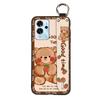 Dirt-resistant Ring Phone Case For ZTE Blade V40 Pro Protective Cute Kickstand Wrist Strap Shockproof Back Cover Durable