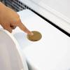 Easy Install Toilet Flush Modern Design Gold Toilet Flush Button Modern Bathroom Accessory Consistent Flush Performance