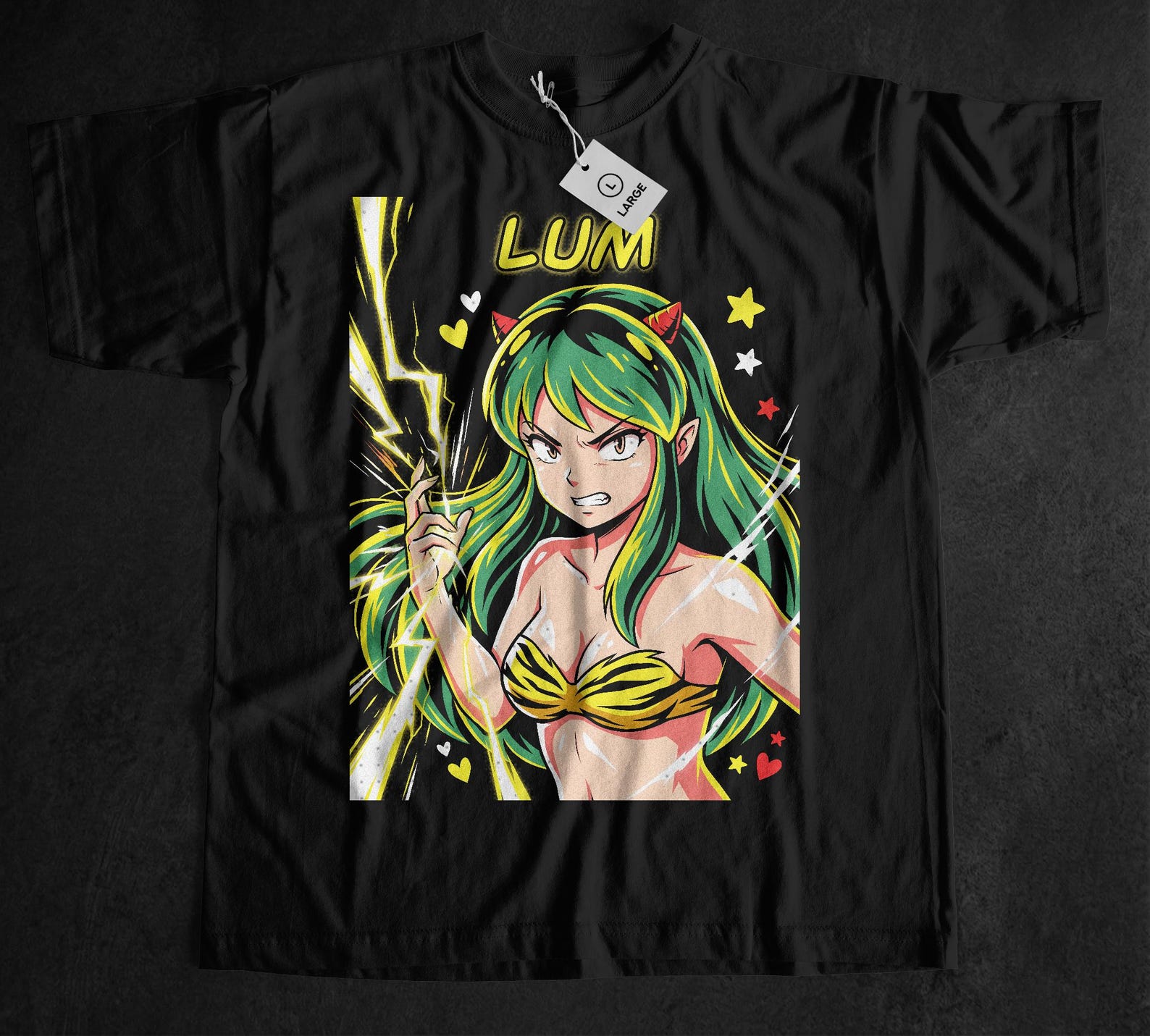 Urusei Yatsura Unisex Tshirt, 1980s Manga Romance, Invader Girl, Japanese Anime, TV Show, Pop Culture, Weeb Fans, Otaku Lovers, Gift for her 140