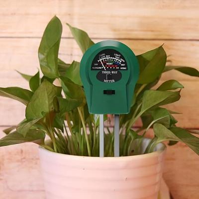 Three-in-one Soil Humidometer PH Measuring Tool Detector Soil Moisture Meter Hygrometer Probe Watering Test Gardening