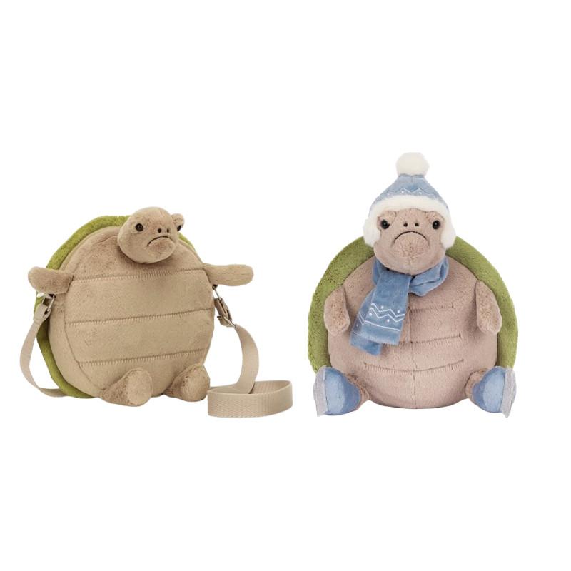 Timi Turtle Plush Crossbody Bag Made Of Short Pile Plush For Teens Collectors