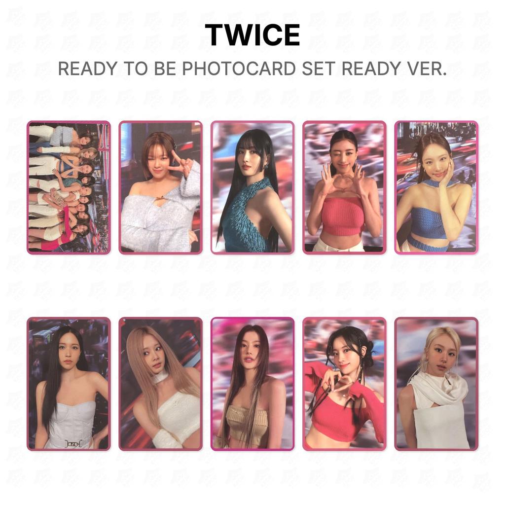 TWICE READY TO BE PHOTOCARD SET READY VER. Official Photocard