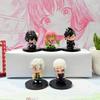 Q-Version Demon Slayer 5 Stile/Set Sitzende Geisterpuppe Tanjiro Nidouzi Inosuke Zenizu Figur Actionfigur Filmmodell Spielzeugpuppe