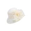 Fabric Women Bucket Hat Lace Colorful Replacement Vintage Flower Decor Dome Girls Ladies Fishing Cap Headgear Gift