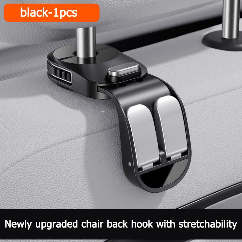 For BYD Sea Lion 06 EV/DMI Rear Seat Hook Car Multi Functional Storage Hook Metal Foldable Interior Supplies Accessories