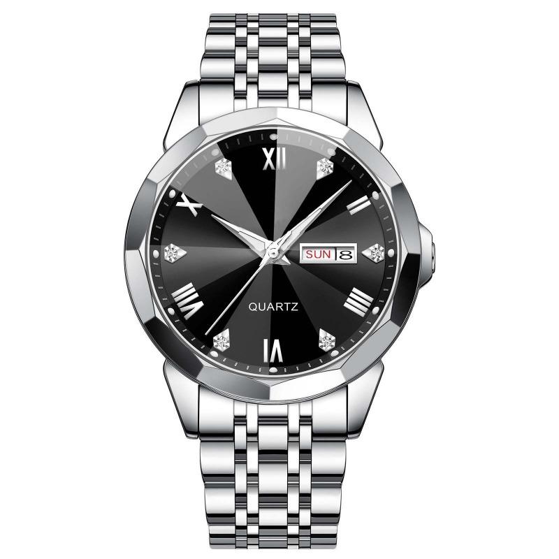 New Business Men's Watch Double Calendar High-end Quartz Men's Watch Fashion Multi-function Watch Non-mechanical Watch