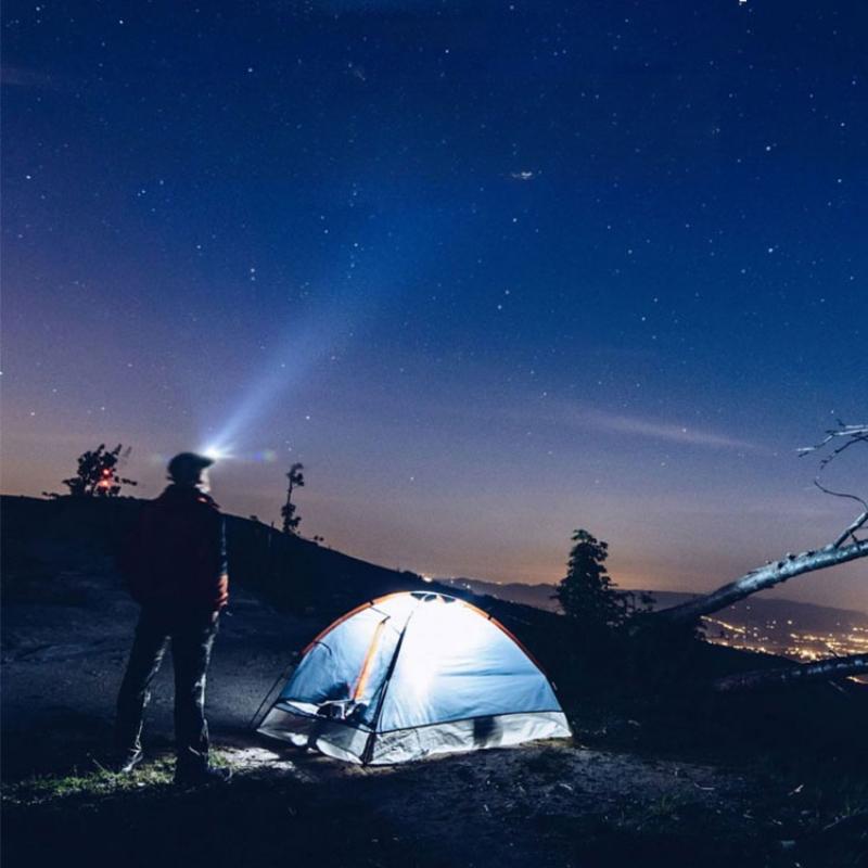 New Super Bright Intelligent Induction Headlamp Fishing Headlamp High Power Rechargeable Phone USB Charging Headlamp Night Home