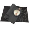 Set of 6 PVC Decorative Vinyl Placemats for Dining Table Runner Linens Place Mat In Kitchen Cup Beer Mat Coaster Pad New Year
