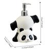 Cute Panda Soap Dispenser Press Bottle Container Cartoon Hand Sanitizer Bottle Animal Decorative Shampoo Soap Dispenser