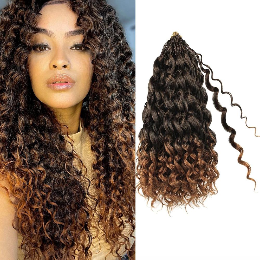 

Feizi вязаный крючком короткий кудрявый парик с глубокой волной