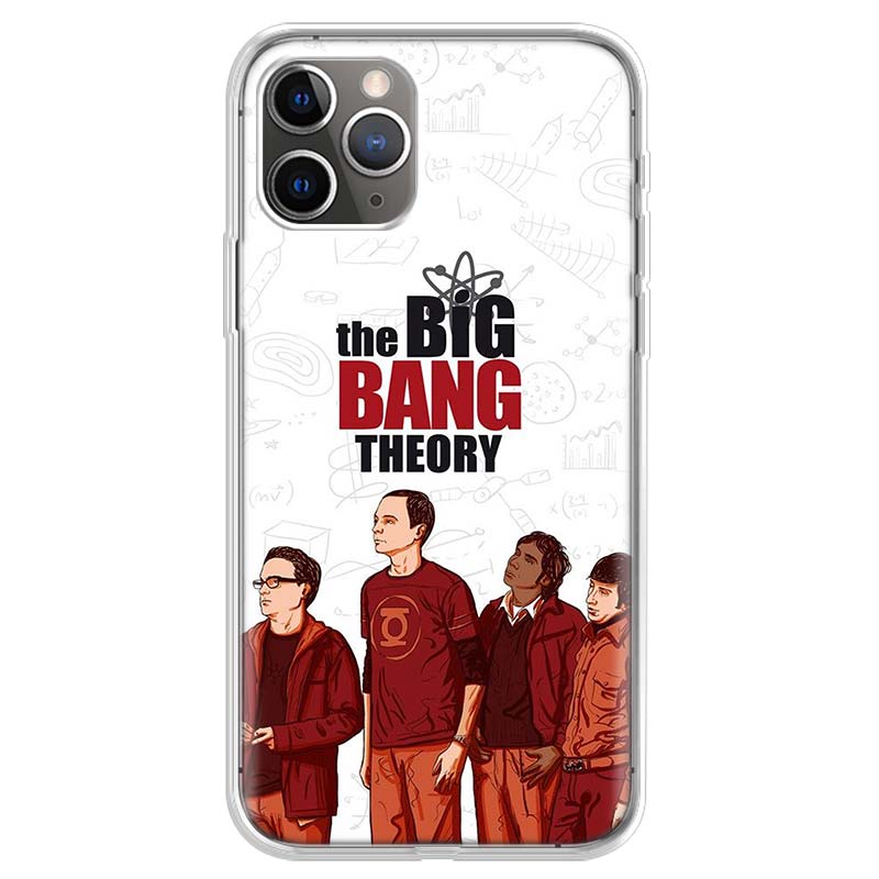 The Big Bang Theory Pattern Phone Case For iPhone 17 Air 11 13 Mini 14 15 Plus 16 12 Pro Max 16E SE 7 8 Pattern Soft TPU Back Co