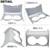 Negues Mazda Compatible Cup Holder Cover Matte Silver CX-5 [Type B]