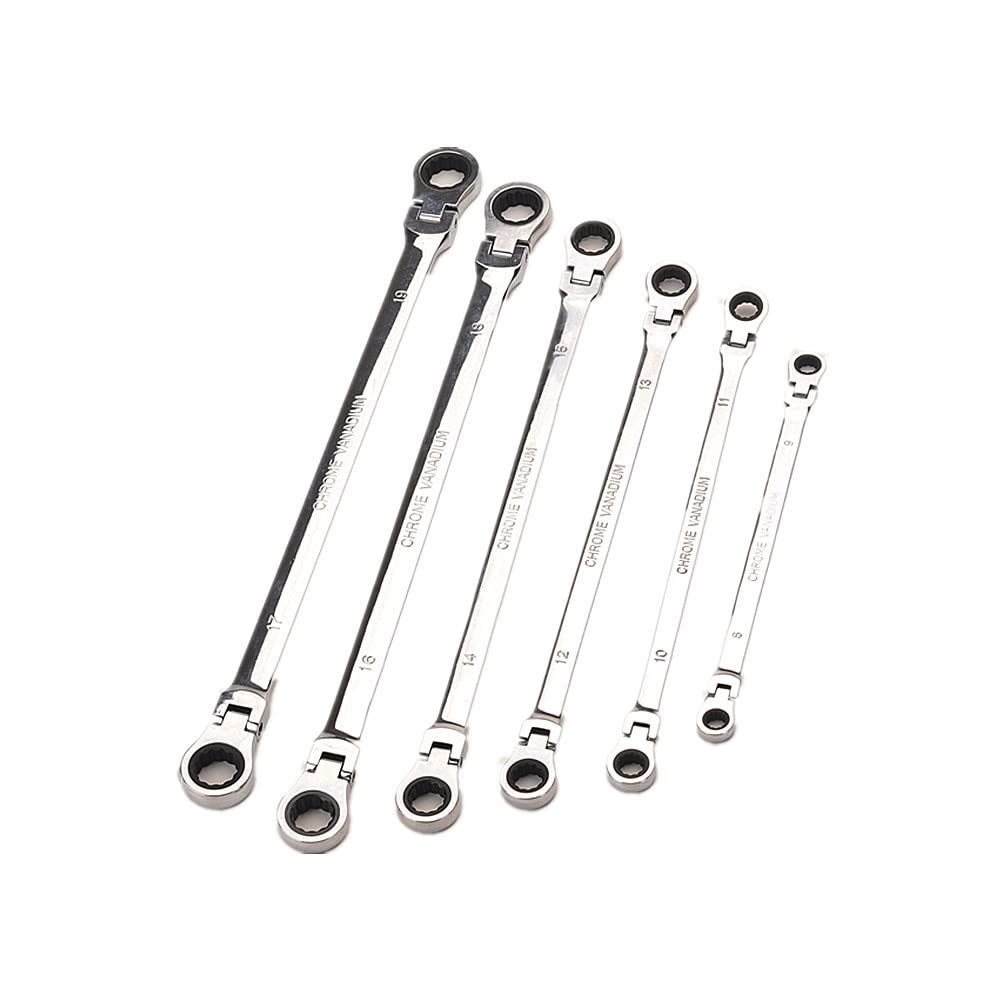 Ratchet Flex Ratchet Swing Long 72 2 Mirror for Cars and Motorcycles Wrench, Wrench, Double-Ended, Head, Type, Gears, CR-V Steel, Sizes, Finish,