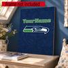 Seattle Seahawks Customize Your Name Diamond Painting Round Diamond Rhinestones Mosaic Diamond Embroidery Wall Paintings Rhinestones Gift Frameless