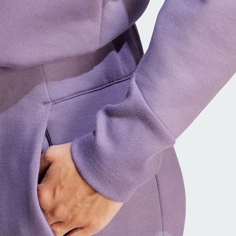 adidas Z.N.E. Tapered Knit Joggers Women Bottoms Dark-Grey-Heather Violet IN5139