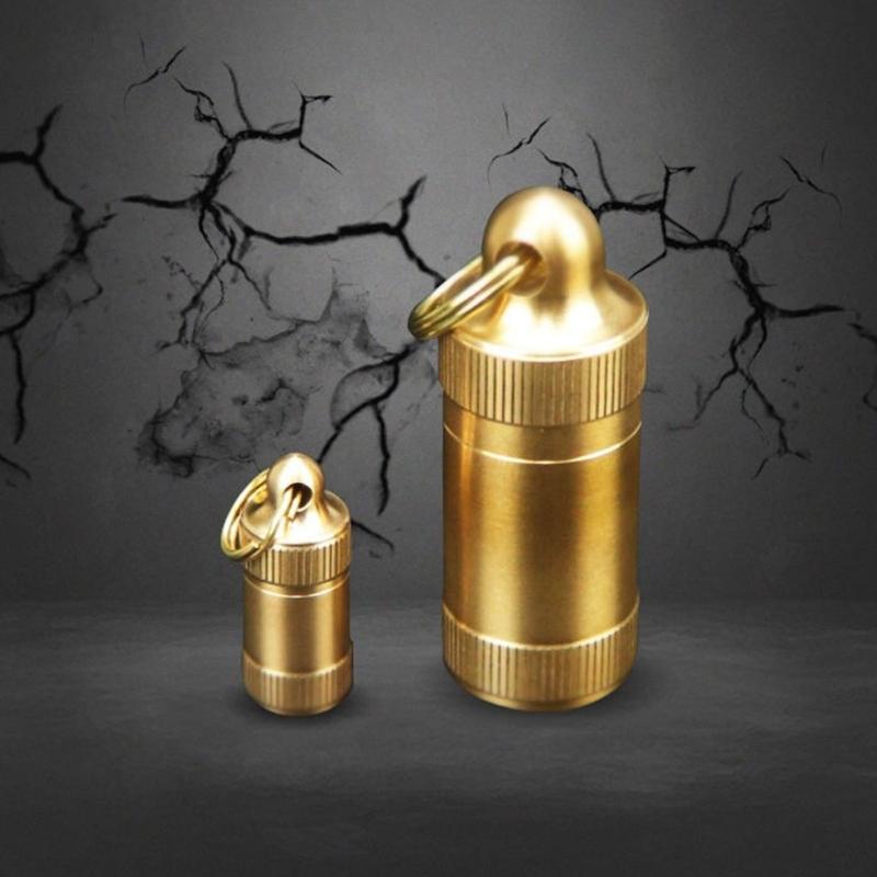 Portables Waterproofed Outdoor Cylinders Outdoor Capsules Sealed Bottles for Camping Emergencies Use