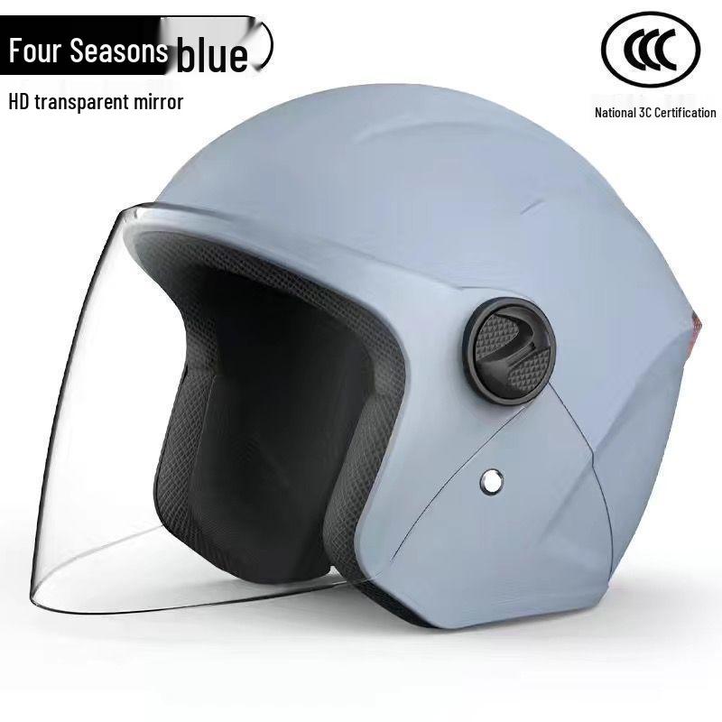 Universal Anti-fog Electric Vehicle Helmet for Men and Women - All-Season, Winter Warmth