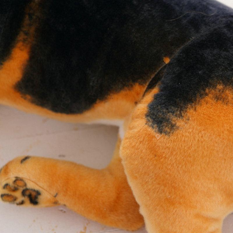 Stuffed Animal Plush Simulation German Shepherd Dog Doll Plush Toy Creative Stuffed Army Dog Toy Kawaii Gift For Kid Girl Boy