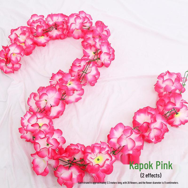 Artificial Chrysanthemum Vines for Cemetery and Memorial Decor - Silk and Plastic Hanging Floral Decoration