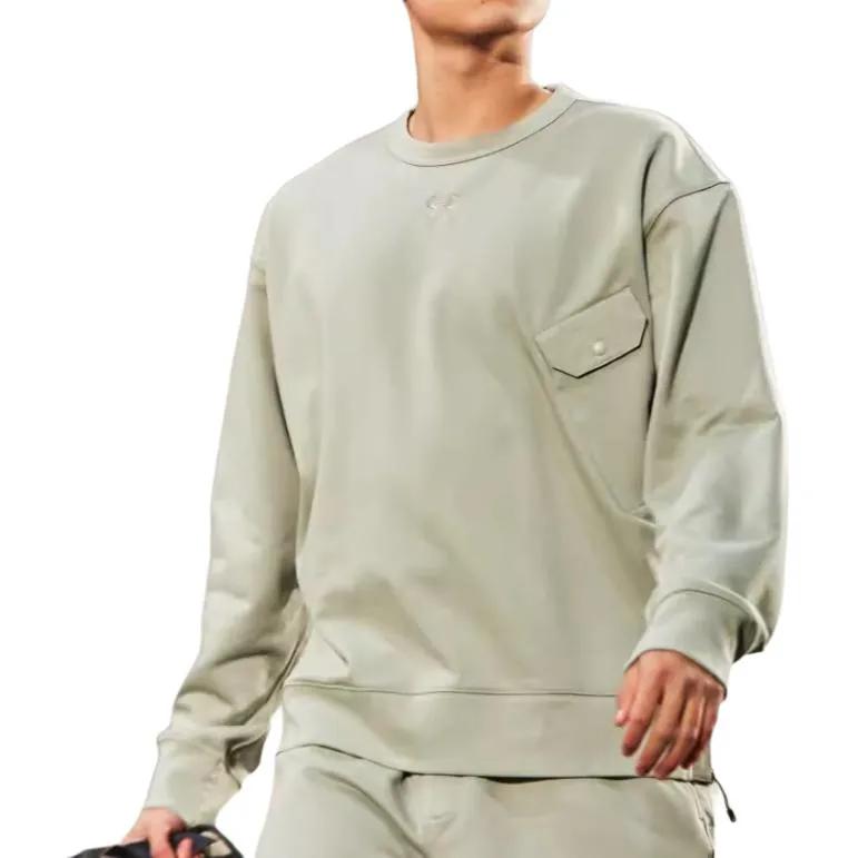 Under Armour L4L Elevated Sweatshirt Men's Pink Silt Gray (Unisex) Sweatshirts 1387975 273