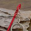 Neon Genesis Evangelion Spear of Longinus and Spear of Gaius Keychain Set of Fan Easy To Key Car Birthday Gift [QQLADY] 2, Alloy, Anime, Movie, Game,