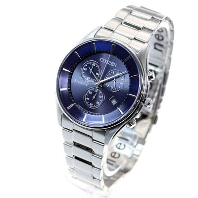 CITIZEN COLLECTION Λεπτό Χρονογράφος Ρολόι Eco-Drive AT2360-59L Ανδρικό