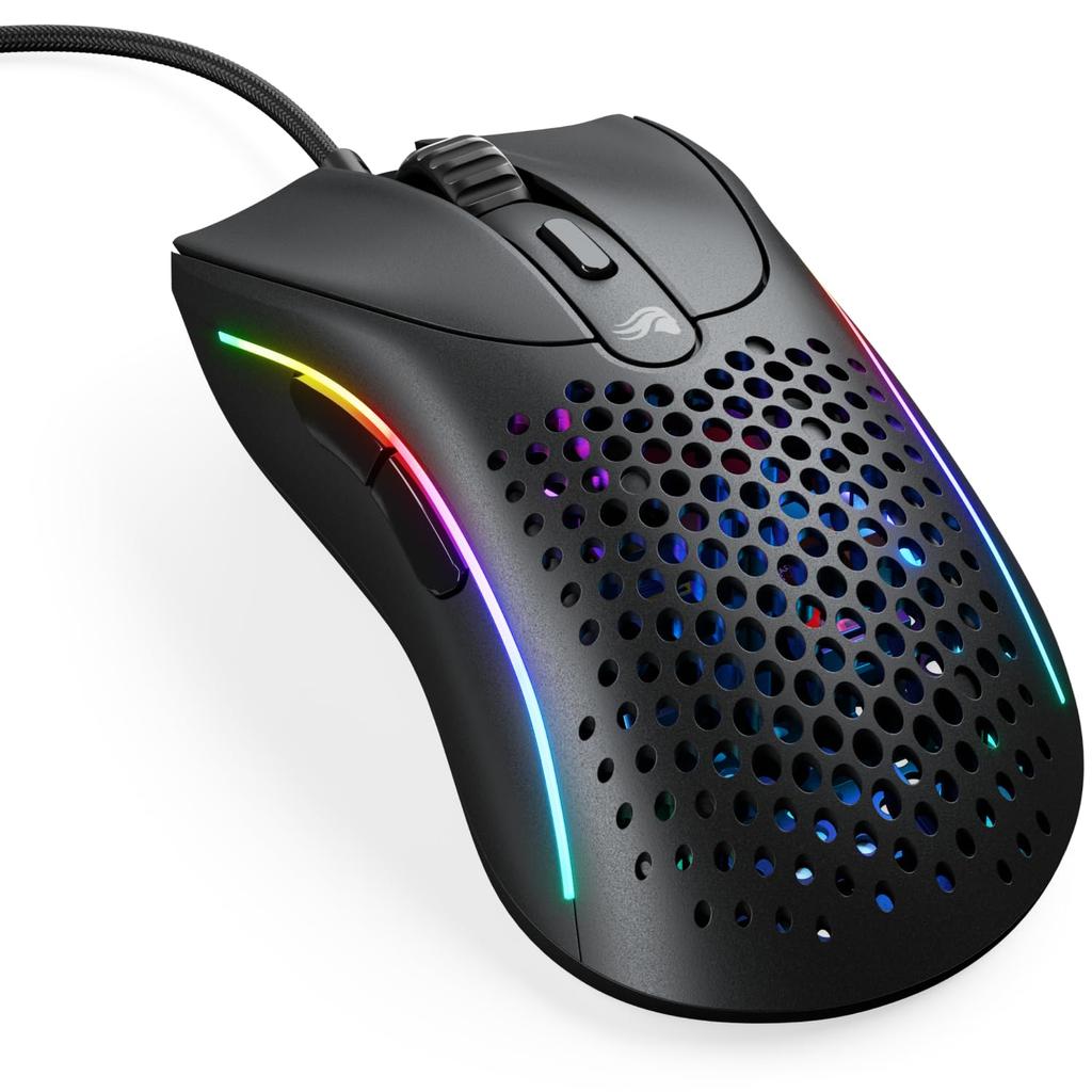 Glorious Model D 2 Wired Matte Black Lightweight Wired Gaming Mouse GLO-MS-DV2-MB MS0717