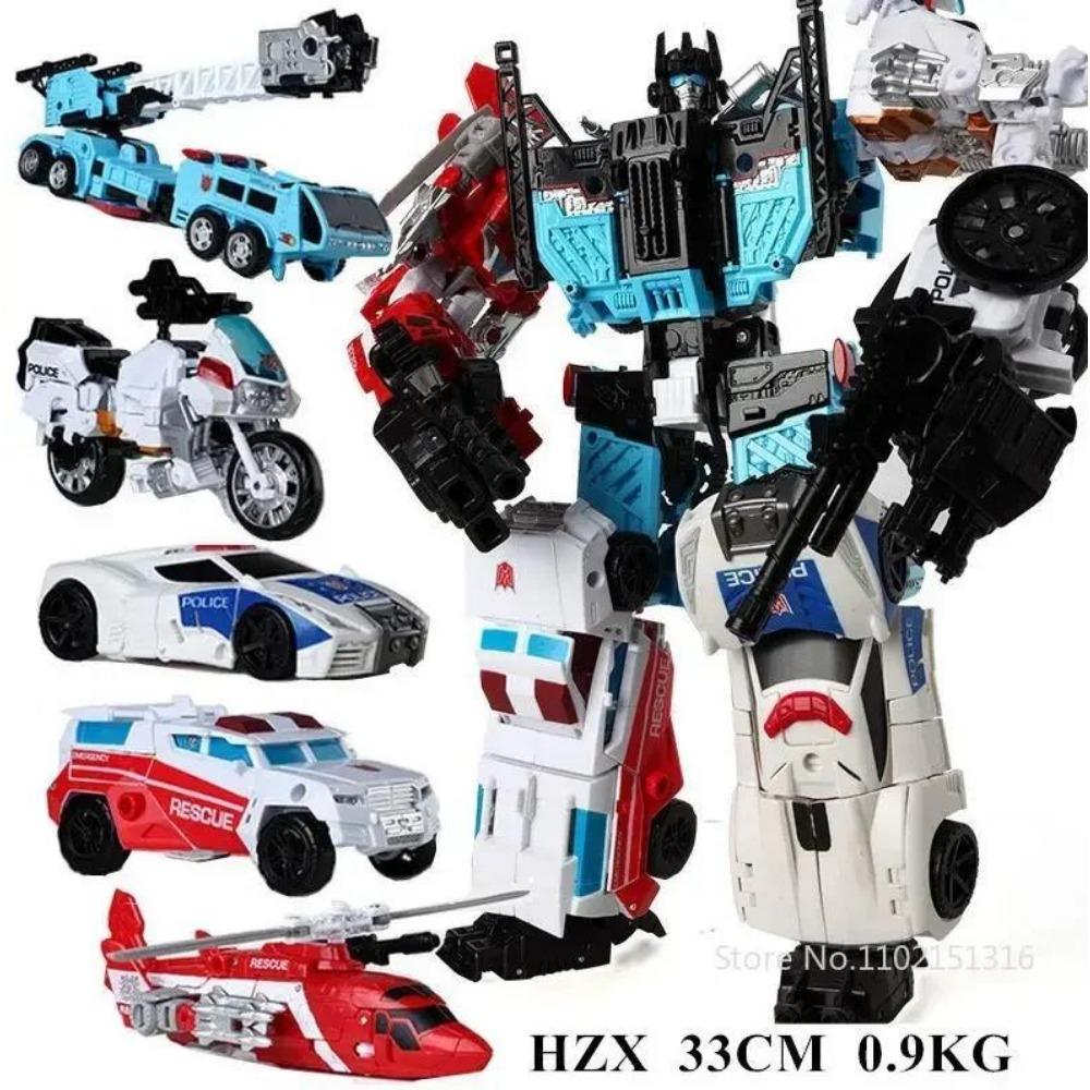 Dönüşen Robot Oyuncakları HZX Defensor Bruticus Superion Devastator IDW 5'TE 1 6'DA 1 TEK KUTUSUZ Setler Aksiyon Figürü KO 6'lı