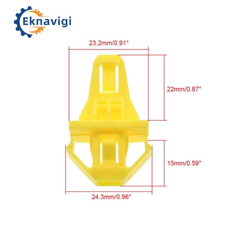 30pcs OE#91578-T0A-003 91578SW500 Front Grille Retainer Bumper Molding Clip For Honda CR-V 2012 2013 2014, Acura RLX 2018-2020 Black 30PCS