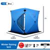  Guest Ice Fishing Tent Outdoor Tent Camping Tent Thickened Quilted Cotton Tent Extreme Cold Warmth Anti-Wind Waterproof