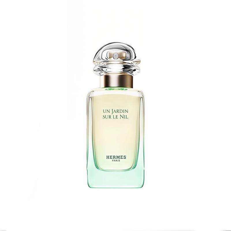 Hermes Zahradní vůně Nilu Květinový jazyk Přírodní elegance Dárková krabička Dárková taška Květinově-ovocná toaletní voda 50 ml