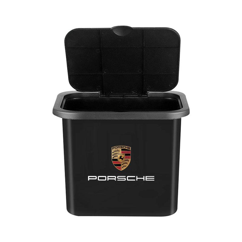 Hängender Mülleimer für die Rückenlehne des Autos Aufbewahrungskoffer Rücksitz-Organizer Für Porsche Boxster Cayenne Panamera Macan Cayman 911 918 996 917 991