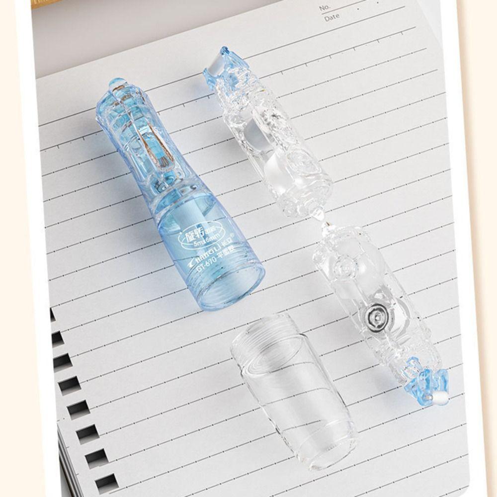Pen Shape Glue Tape Rotary Type Dispensing Adhesive New Double-sided Adhesive Tape  School Office