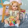 22 Inch Full Silicone Body Reborn Dolls Alive 55 Cm Cute Suesue Rooted Hair Newborn Babies Doll Soft Vinyl Real Life Simulation Doll Kid Festival Gift