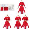 Floral City Cosplay Costume Authentic Traditional Hanfu With Synthetic Fiber Fabric