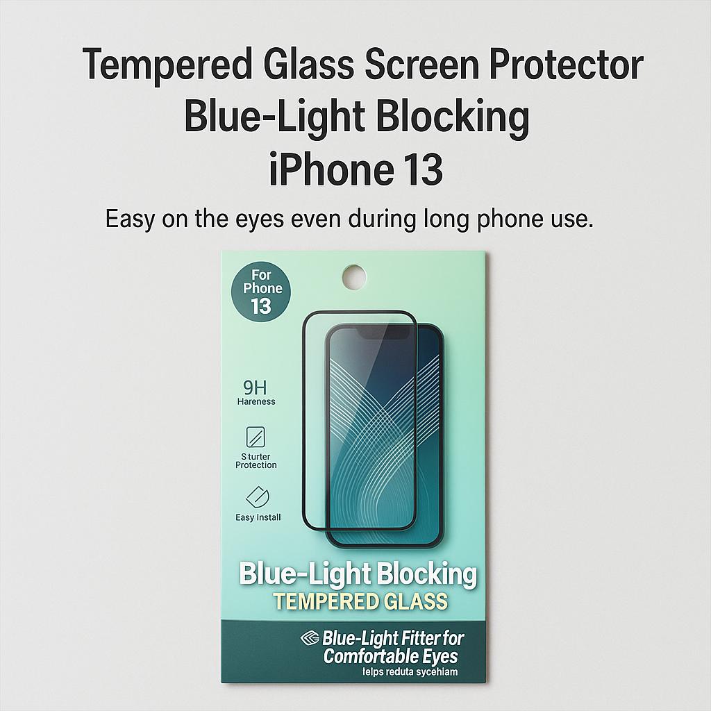 iPhone 13 Tempered Glass Screen Protector
