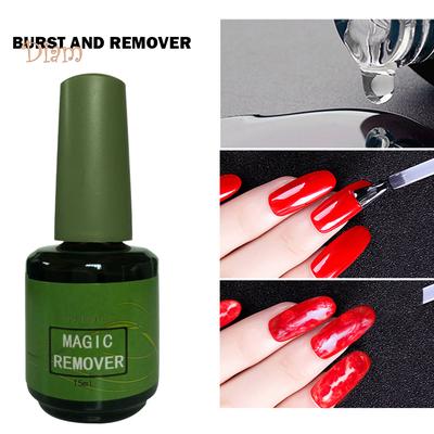 BEAUTY-NAIL GOODs 15ml Burst Soak-Off Gelový lak na nehty Odstraňovač laku Domácí Salonní Manikúra Umělecký Nástroj