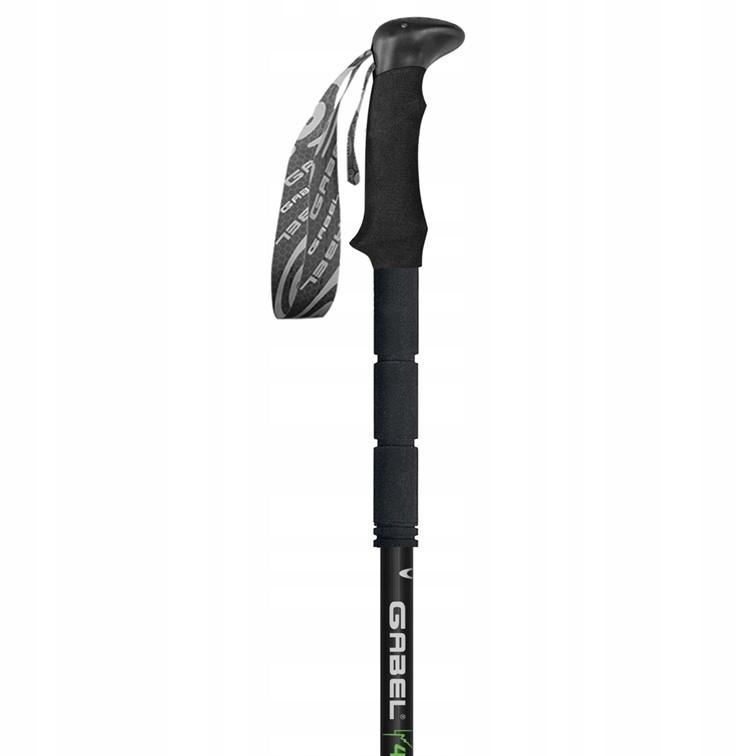 Trekking poles gabel Mont Blanc Tour Black foldable 66-144 cm
