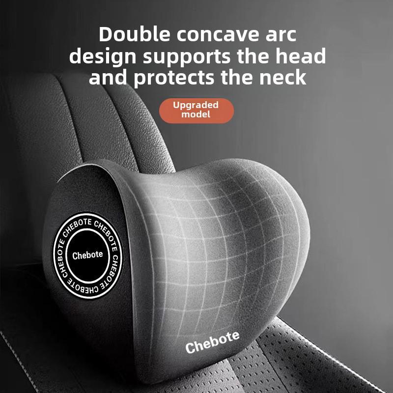 Memory Foam Car Headrest Pillow for Neck and Waist Support