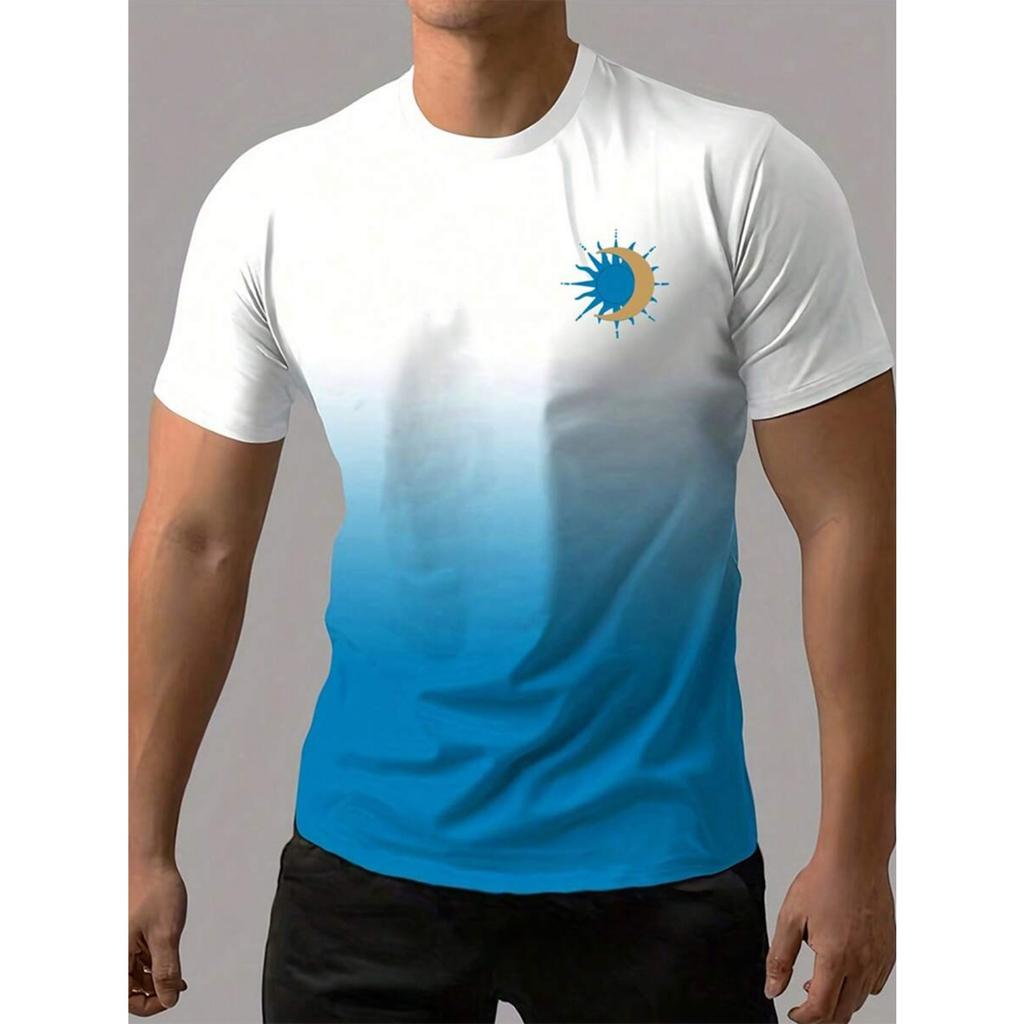 Hawaii Street Fashion Men's T-shirt New Summer Beach Vacation Men's Casual T-shirt Outdoor Sports Men's Short Sleeve Top