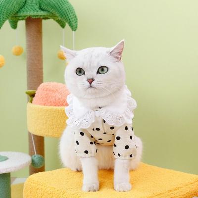 Pet Supplies Cute Dog Polka Dot Vest Fashion Breathable Dog Clothes Soft Thin Design Cat Dress Spring