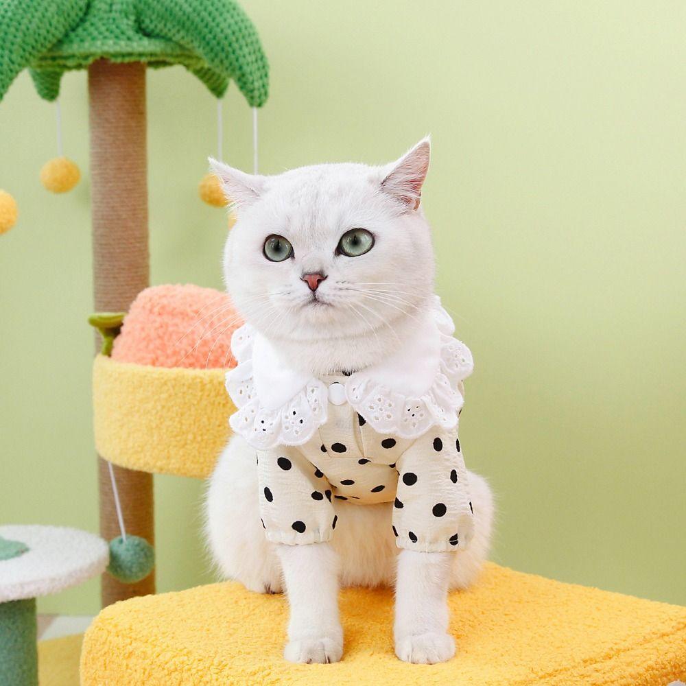 Fashion Pet Summer Skirt Cute Cat Dress Comfortable Dog Clothes  For Puppy Kittens