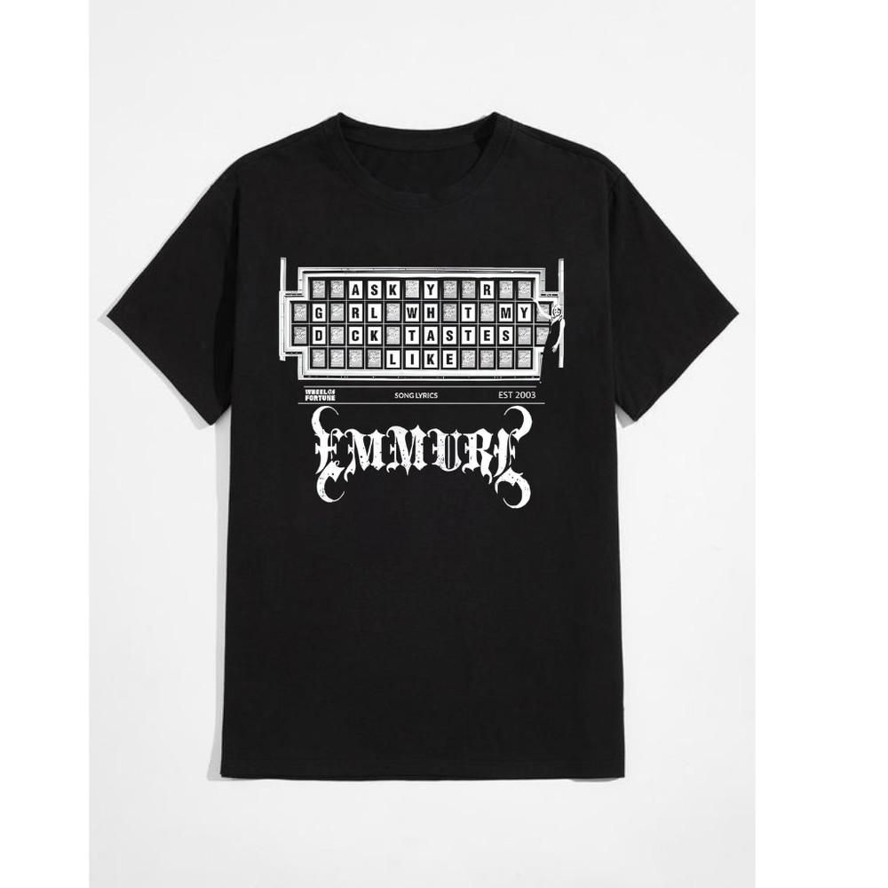 **Emmure Wheel of Fortune Song Lyrics T-ShirtS–5XL** Unisex T-Shirt XXXL
