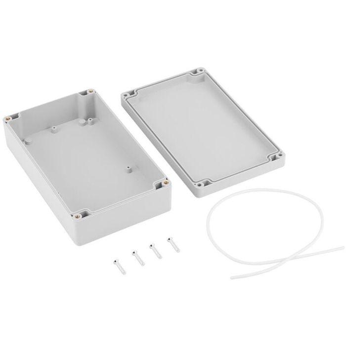 Boîte de jonction étanche 200×120×56 mm IP65 en ABS ignifuge — boîtier électrique extérieur